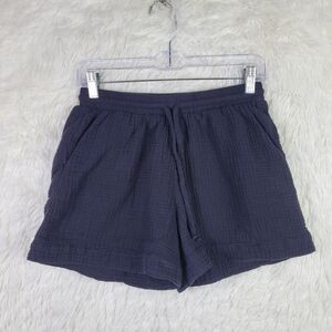 Honorine Womens S Black Gauze Shorts Gauzy Beachy Made In USA